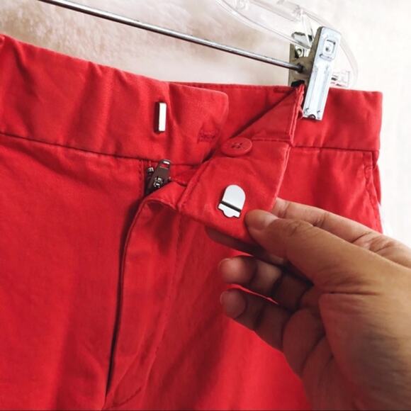 GAP Raspberry Slim City Crop Pants - Picture 8 of 8